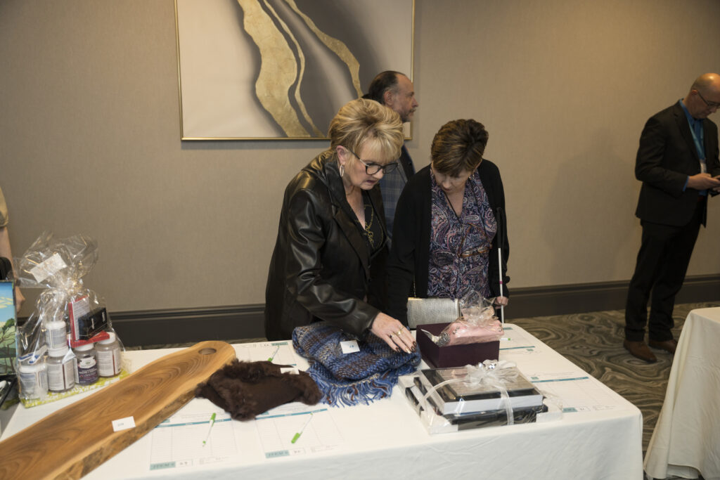 People at the silent auction 2