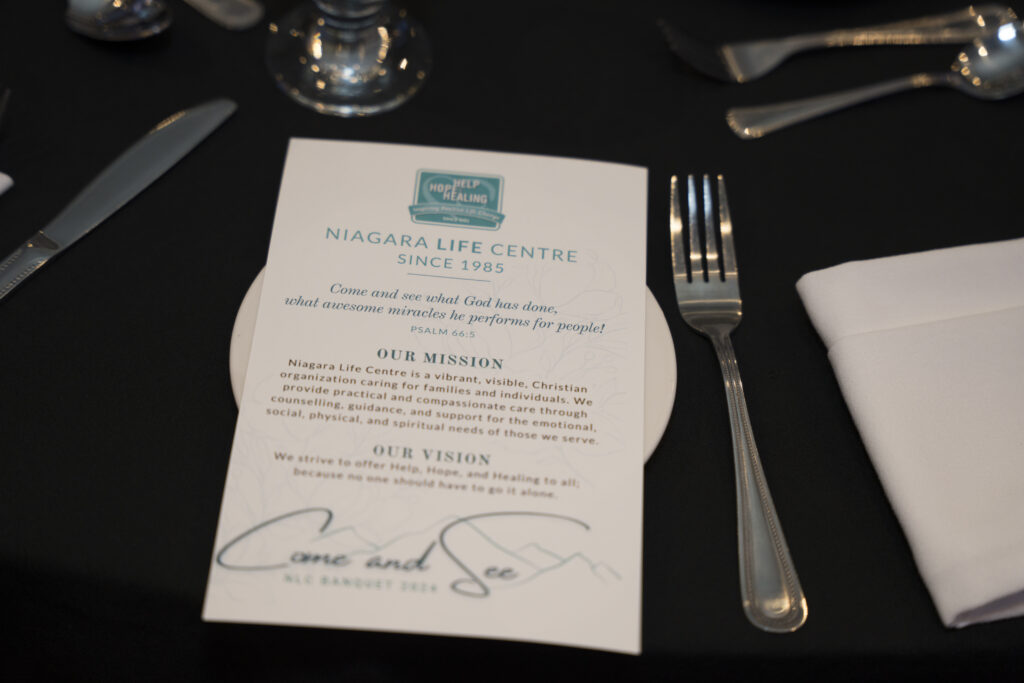 Program from 2024 banquet