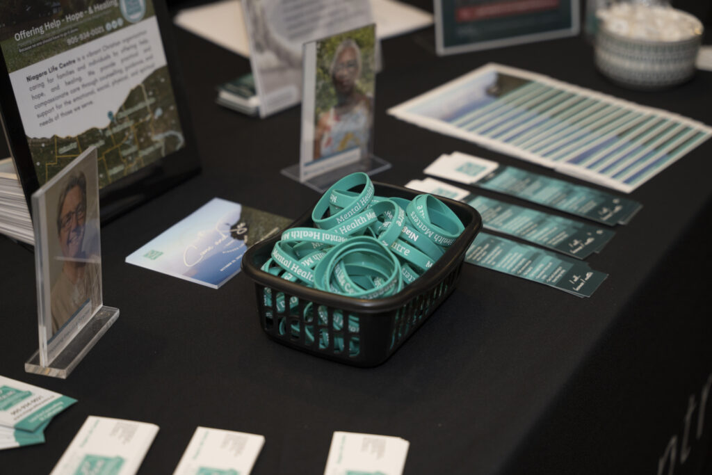 Promo table at the Banquet